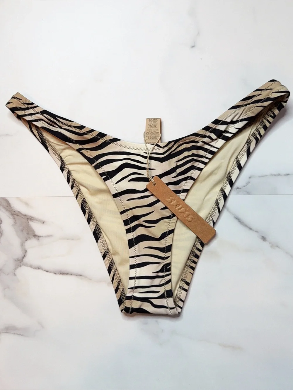 NWT Skims Signature Swim Cheeky Tanga Bikini Bottom